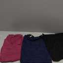 Huukeay 3 Pack Women's Deep V Neck Shirts, Cotton Short Sleeves Slim Fitted Top Going Out Summer Tight T-Shirt Tee (XX-Large)