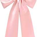 Large Pink Bow for Decorations Big Pink Ribbon Bows Banner Dcor Large Bow Wall Hanging Decor for Baby Shower Bow Themed Wedding Party Coquette Birthday Decorations
