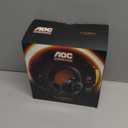 AOC Wireless Gaming Headset Compatible with ps5/4, PC, USB-C & Bluetooth 5.4 & 2.4GHz Gaming Headphones with Noise Canceling Mic, 7.1 Virtual Surround,20ms Latency, 45H, RGB- White