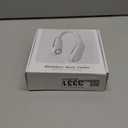 SWEETFULL Portable Neck Fan Bladeless Personal Fan 4000mAh Rechargeable Battery Operated Wearable Small Fan, 360° Cooling Airflow, 3 Speed Neck Cooler for Women Men (5000mAh, Black) (Light White)