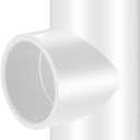 1-1/2" 4 Pcs Tee 3 Way Pipe Fittings (Socket x Socket), Heavy Duty 3 Way Right Angle Pipe Fitting for DIY Creations, Schedule 40 Coupling Adapter.