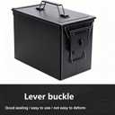 Ammo Can&Ammo Case Storage Box,Metal Ammo Box,Fireproof/Waterproof/Airtight/Used for Storage 30 & 50 Cal Ammunition, 340 * 205 * 265mm