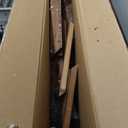 Fomcet 7.2FT Wooden Wedding Arch Stand Square Wood Arch Wedding Arbor for Ceremony Party Proposal Scene Garden Beach Forest Rustic Boho Decorations (Brown)