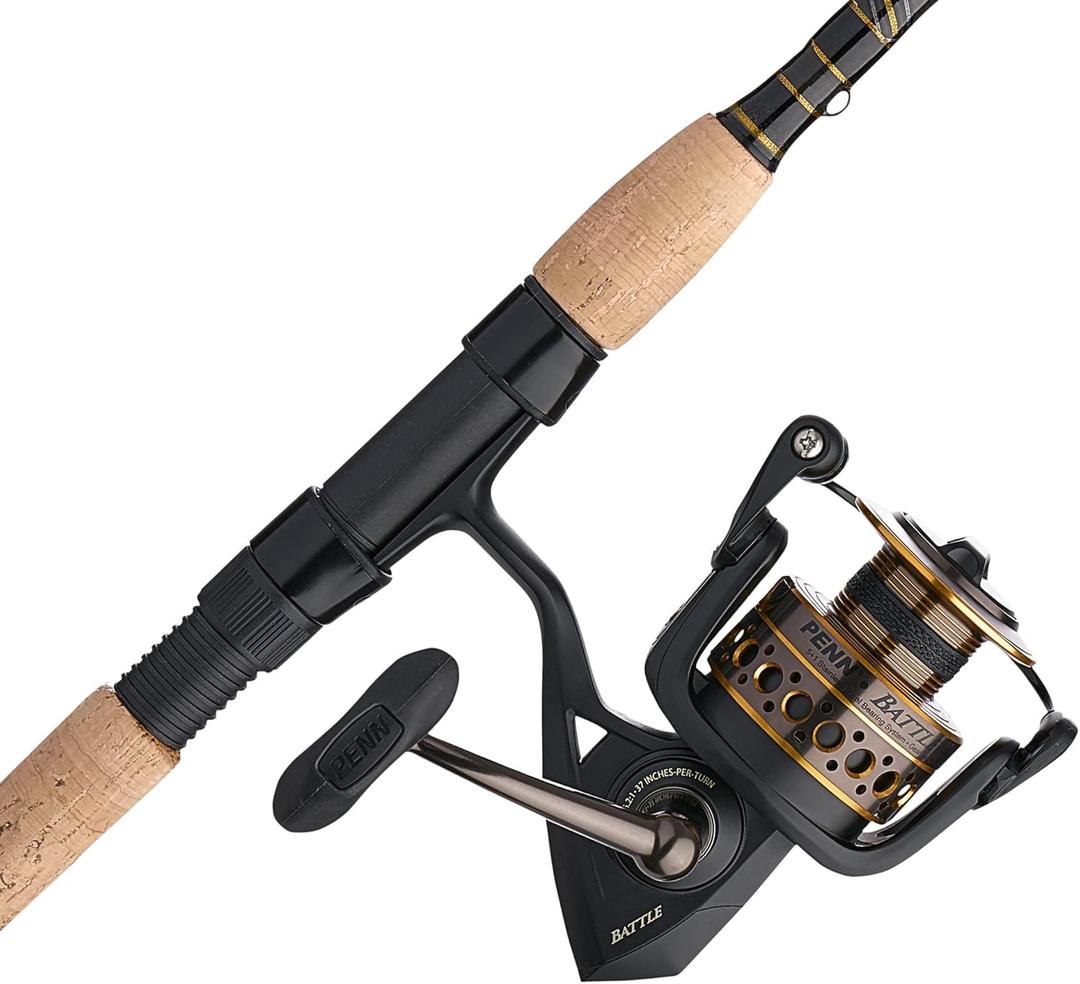 PENN Battle Spinning Reel and Fishing Rod Combo (4000 - 7' - Medium - 1pc)