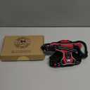 PoyPet No Pull Dog Harness, No Choke Front Clip Dog Reflective Harness, Adjustable Soft Padded Pet Vest with Easy Control Handle for Small to Large Dogs(Red,XS)