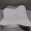 Cervical Pillow for Neck & Shoulder Pain Relief Sleeping - Ergonomic Contour Pillows - Memory Foam Pillow for Side, Back & Stomach Sleepers (Queen Size 25.5"Lx15.5"Wx5.5"H, Blue Gray)