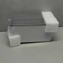 funest 4- Tier Medicine Storage Box Organizer Portable First Aid kit Box Empty with Handle, Multipurpose Medical Supply Organizer with Removable Tray, White