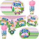 81Pcs Pink Pig Party Tableware Set pink pig Party Decoration pink pig Birthday Party Supplies