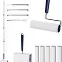 Lint Roller for Pet Hair Extra Sticky with 3 Extendable Handle Large Surface 6.3'' Lint Remover Sticky Rollers with 300 Sheets for Floor Clothes Furniture Dog Cat Hair