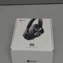 Picun B8 Bluetooth Headphones, 120H Playtime Headphone Wireless Bluetooth with 3 EQ Modes, Low Latency, Hands-Free Calls, Over Ear Headphones for Travel Home Office Cellphone PC Black