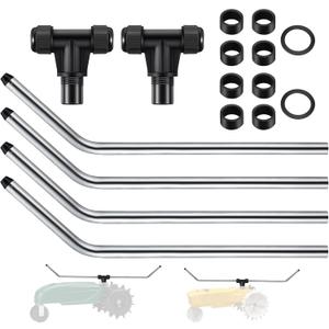 2 Set Traveling Sprinkler Arms Kit, Tractor Sprinkler Parts Compatible with Nelson and Orbit, T Part with Anti Leak Gasket for Efficient Lawn/Garden Watering