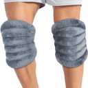 Atsuwell Microwave Heating Pad for Knees, Microwavable Heated Knee Wrap for Elbow, Cramps, Muscle, Joint, Knee Heating Pad Microwavable Warm Compression, 2 Packs