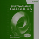 New-Student Solutions Manual for Larson/Edwards's Multivariable Calculus, 10th