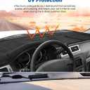 JOYTUTUS Dash Dashboard Cover Mat Compatible with 2007-2013 Silverado 1500/Sierra & 2007-2014 Chevy Avalanche Tahoe Suburban & GMC Yukon, Interior Dash Board Covers Dashmat for Car Trucks
