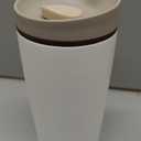 Owala Smooth Sip Slider Insulated Stainless Steel Coffee Tumbler, Reusable Iced Coffee Cup, Hot Coffee Travel Mug, BPA Free 20 oz, Vanilla Bean