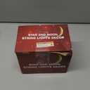 FUNPENY Star Moon Curtain String Lights, 138 LED Window Lights with Remote Control, Warm White Fairy Lights with 8 Modes for Indoor, Wedding, Party, Bedroom, Patio Lawn, Ramadan Decorations