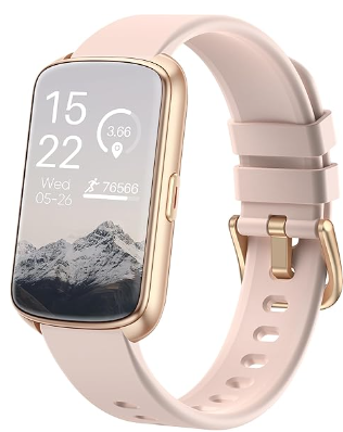 Fitness Tracker, Smart Watch for Women Men with 24/7 Heart Rate/Blood Pressure/Blood Oxygen Monitor