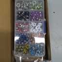 Eyelet Hole Punch Pliers, 3/16 in(5mm) Eyelet Grommet Pliers Kit Metal Eyelets Kits with 400PCS Multicolor Grommets Shoe Eyelets Grommet Sets for Leather Fabric Belt Clothes Decorative Repair