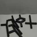 SHAINFUN Adjustable Dog Bowl Stand for Large & Medium Breeds, Raised Dog Food & Water Bowl Holder, Fits 710.6" Wide Bowls, 11" Tall, 2in1 Design Tall Dog Food Bowl Stand, Bowl Not Included