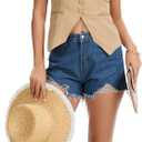 Womens Casual Scoop Neck Vest Summer Sleeveless Fitted Waistcoat Suit Button Down Business Crop Tops (S)