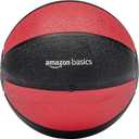 Amazon Basics Weighted Medicine Ball for Core Strength, Strength Training, Full-Body Workouts and Balance Exercises, 8-Pound
