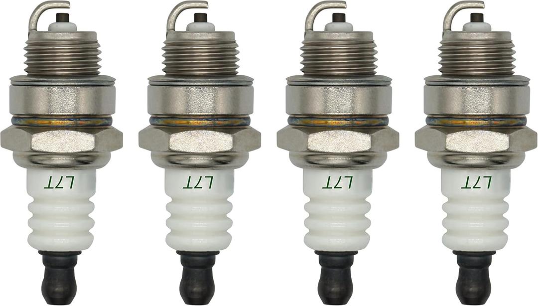 L7T Spark Plug, Replaces NGK BPM7A, Champion CJ6Y CJ7Y, Echo 15901713930, Kawasaki 920702102, Fits for Echo Husqvarna Stihl Kawasaki Blowers Trimmers Brushcutters Chain Saws, 4-Pack