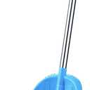 1 Pc Kids Snow Shovel with D Grip Handle Plastic Snow Shovel with Stainless Steel Handle 23.6 Inch for Boys Girls Outdoor Yard Garden Driveways Emergencies Removal Blue