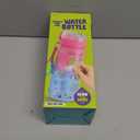 Dan&Darci Decorate Your Own Glow-in-The-Dark Water Bottle Kit for Girls - Christmas Gifts for Girl Ages 4-6 5-7 6-8 - 4 5 6 7 8 Year Old Birthday Gift Ideas - Arts and Crafts for Kids Age 6-8