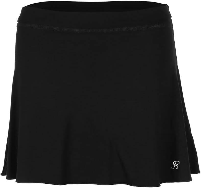 SOFIBELLA UV Staples 14 in Womens Tennis Skirt (Black, XS)