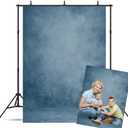 BoTong 5x7ft Abstract Blue Portrait Backdrop Graduation Headshots Photography Background Newborns Baby Photocall Adult Child Travel Family Party Yearbook Decor Studio Props