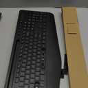 Wireless Keyboard and Mouse Combo - Full-Sized Ergonomic Keyboard with Wrist Rest, Phone Holder, Sleep Mode, Silent 2.4GHz Cordless Keyboard Mouse Combo for Computer, Laptop, PC, Mac, Windows -Trueque (1 PACK, Black)