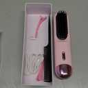 Go Brush Pro 2026 Hair Straightener Brush 300 Million Negative Ionic Portable Cordless Hair Straightener for Women with 4 Temps Fast Heating MCH Ceramic Coating Smooth Frizz - Free Hair Gift for Women