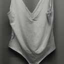 REORIA Butsmooth® Women’s Trendy Sexy Plunge Deep V Neck Sleeveless V Backless Going Out Tank Bodysuits Tops, XXLarge