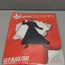 Morph Spy Assassin Costume Black Tailcoat With Glasses Included Halloween Costumes For Men Spy Costume (X-Large)