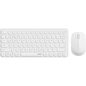 Rapoo 9010M Multi-Device Keyboard and Mouse Combo, 2.4GHz/Bluetooth 5.0/4.0 Wireless Keyboard & Mouse Set for Windows/Mac/Linux/Chrome, Support 4 Devices, Low-Profile Silent Click, Battery Powered