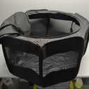 UWE Extra Large Small Animal Playpen, XL Portable Pet Playpen for Rabbit, Kitten, Guinea Pig, Hamster, Puppy  Waterproof Foldable Mesh Tent with Zipper Cover, Indoor Outdoor Use, Dark Grey