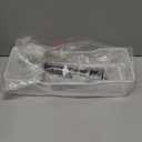 Under Desk Cable Management Tray White, Cinati Wire Organizers No Drill, Cable Tray with Clamp for Wire Management, Cord Organization Box for Office, Home - No Damage to Desk (13.4"-1 Pack)