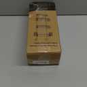 HapiRm 4 Tier Over the Door Shower Caddy, Hanging Shower Caddy with 22 Hooks and 2 Toothbrush Holders, No Drilling Adjustable Hanging Bathroom Organizer - Black