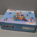 MAGBLOCK Magnetic Tiles 176Pcs Marble Run Children's Educational Toys for Developing Mathematics and Physics Skills and for Developing Creativity and Imagination Toys for Kids Age 8-10+ Years Old