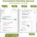 2 x Vinspire 2026 Planner - Yearly, Monthly, and Weekly Planner 2026-2027 for Teachers & Students - Spiral US Academic Year Student Calendar Planners with Notes Pages 2026 Planner Weekly and Monthly - Large (Pink, 8.5"11")