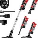 350W Cordless Vacuum Cleaner for Milwaukee M18 Battery, 35kPa Brushless Lightweight Stick Vacuum with 3 Mode Suction, 6 in 1 Stick Vacuum Cleaner with HEPA for Floor, Carpet, Car, Battery Not Included