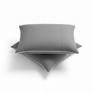 Throw Pillow Decorative 16 X 26 Inches Pack of 2 for Couch Sofa Bed Living Room, Gray