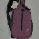 WATERFLY Crossbody Sling Backpack Sling Bag Travel Hiking Chest Bag Daypack