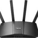 ASUS RT-BE82U Dual-Band WiFi 7 (802.11be) Smart AiMesh Extendable Router, 6500 Mbps, Five 2.5GbE Ports, 4096-QAM, Up to 3 SSIDs for IoT Devices, Parental Controls & VPNs, Advanced Network Security