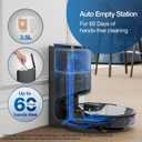 ECOVACS Deebot N8 Pro+ Robot Vacuum and Mop Cleaner, with Self Empty Station, 2600Pa Suction, Laser Based LiDAR Navigation, Carpet Detection, Multi Floor Mapping, Personalized Cleaning