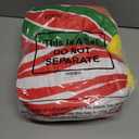 Yookeer 2 Pcs Christmas Ball Pillow 9.84 Inch Xmas Round Throw Pillow Red Velvet Bell Christmas Decor Cushion Holiday Couch Bell Pillows Xmas Gift for Couch Chair Bed Bedroom Living Room Decoration