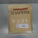SHAPERX Shapewear for Women Tummy Control Open Bust Thigh Slimmer Body Shaper, 2XL