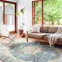 Loloi II Skye Collection SKY-12 Ocean/Multi 9'-0" x 12'-0" Area Rug