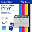 Brother HLL3280CDW Wireless Compact Color Laser Printer, Duplex, Mobile Printing & Ethernet | Includes 2 Month Refresh Subscription Trial, Amazon Dash Replenishment Ready