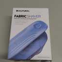 BEAUTURAL Fabric Shaver and Lint Remover, Sweater Defuzzer with 2-Speeds, 2 Replaceable Stainless Steel Blades, Battery Operated, Remove Clothes Fuzz, Lint Balls, Pills, Bobbles (Tufts Blue)